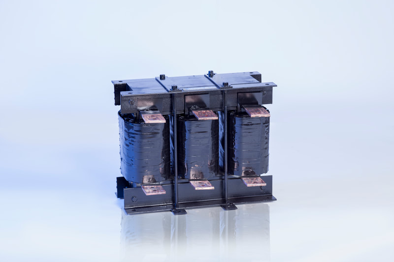 Power Magnetics line-filter reactor with three windings